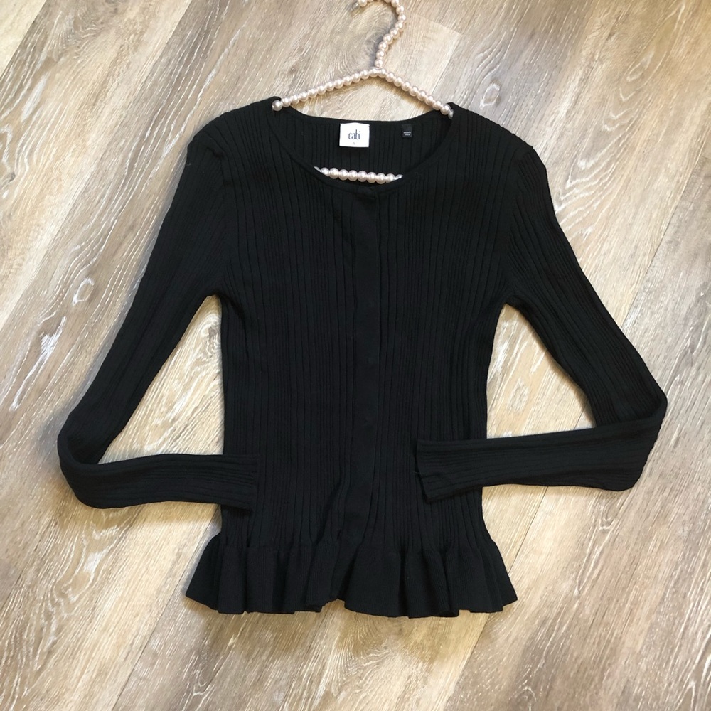 Cabi button up sweater. Size small